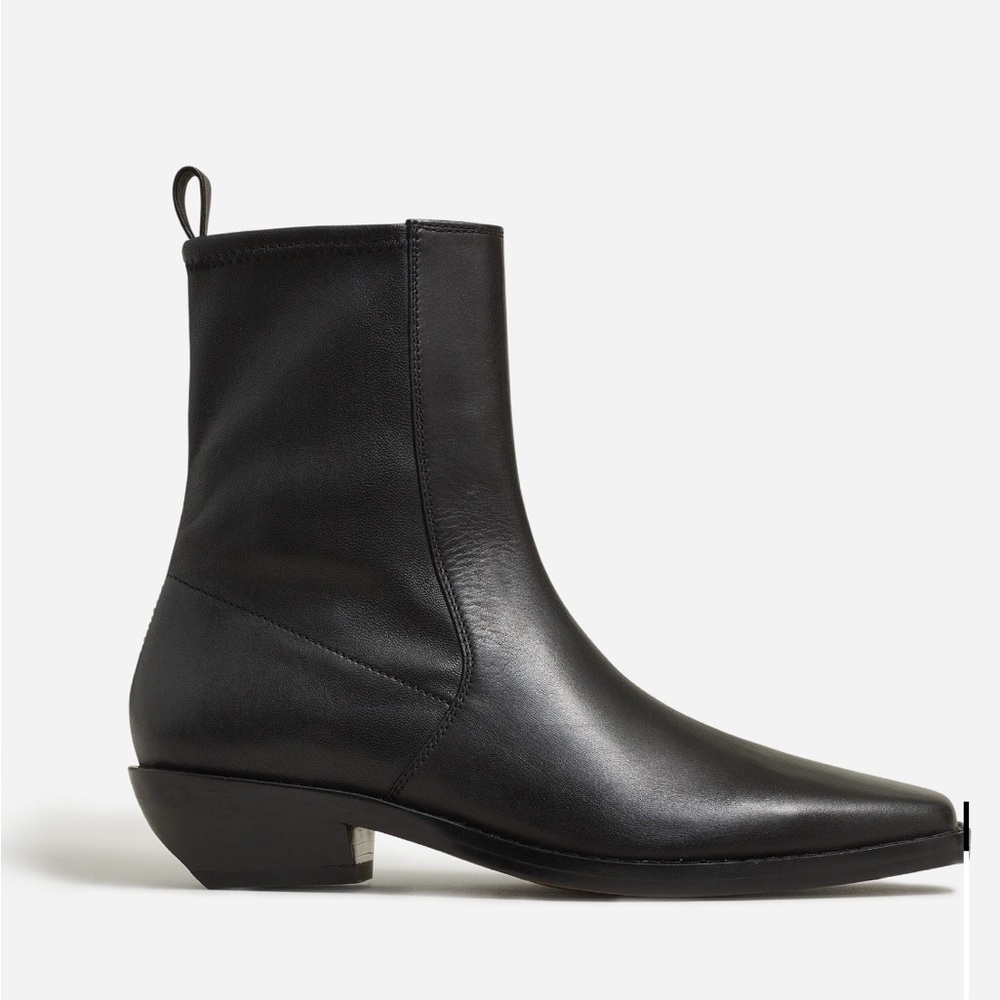 Madewell Idris Leather Ankle Boots Size 8